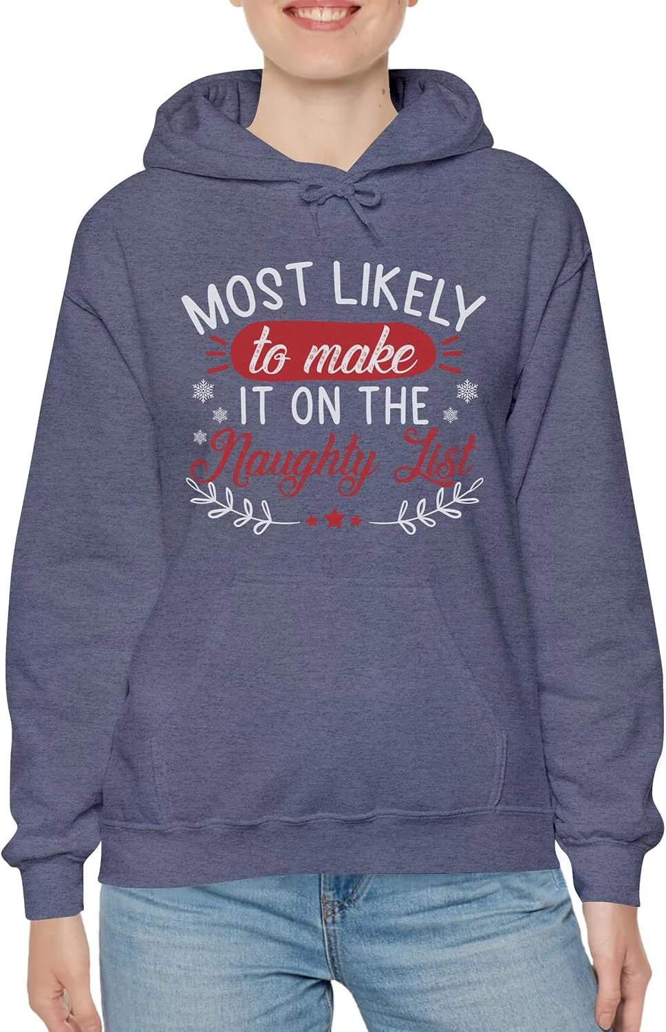 

NACRE APPAREL Most Likely To Make It On Naughty List рождественский свитшот-худи