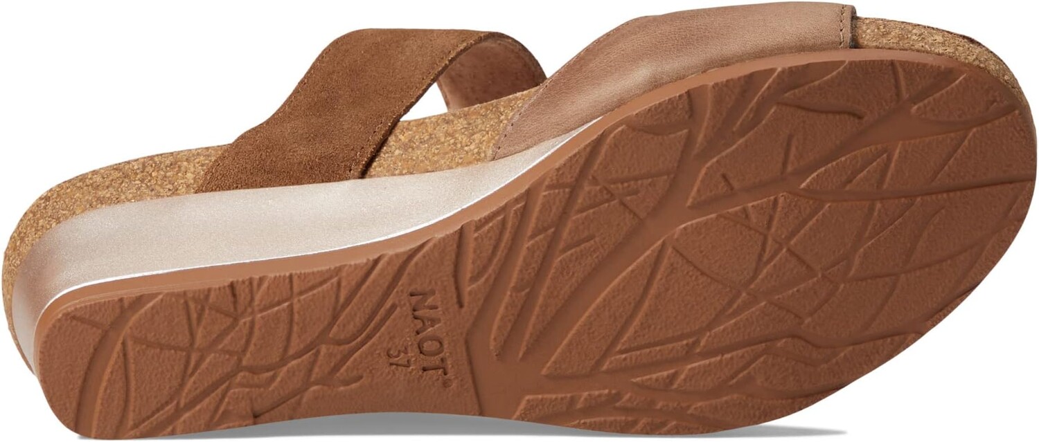 Босоножки Kingdom Naot, цвет Oily Bark Nubuck/Antique Brown Suede — фото 3