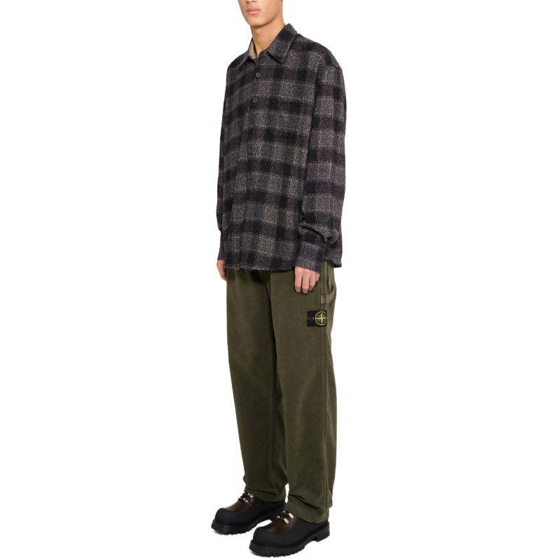 Брюки с накладными карманами STONE ISLAND, army зеленый — фото 2