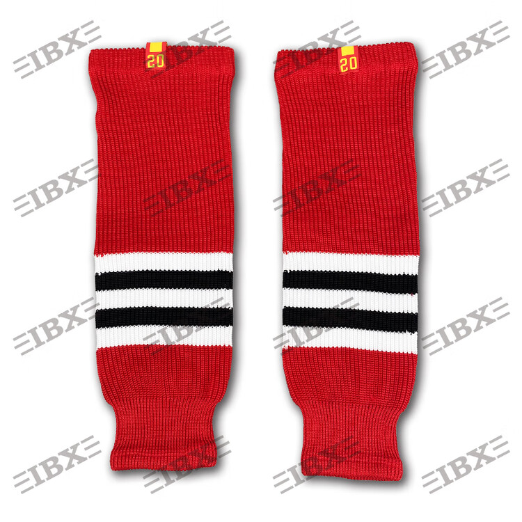 

He Jiagong Наколенники и щитки для хоккея с шайбой, детские, антифрикционные, красные и черные, 28 дюймов (для роста 172 см+), универсальный размер