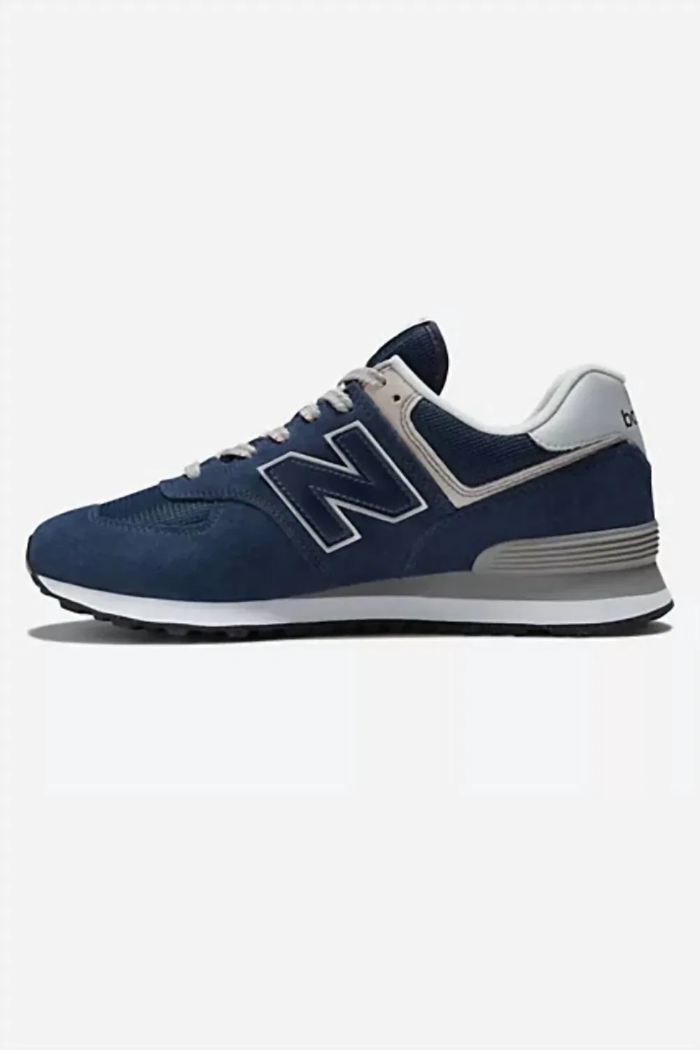 New Balance Мужские кроссовки 574 Core темно-синего цвета с белыми вставками — фото 2