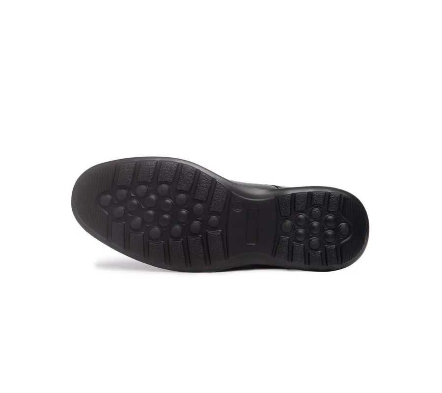 Мужские кожаные классические оксфорды North Street с технологией Hands-Free Slip On Marc Joseph New York, черный napa leather — фото 4