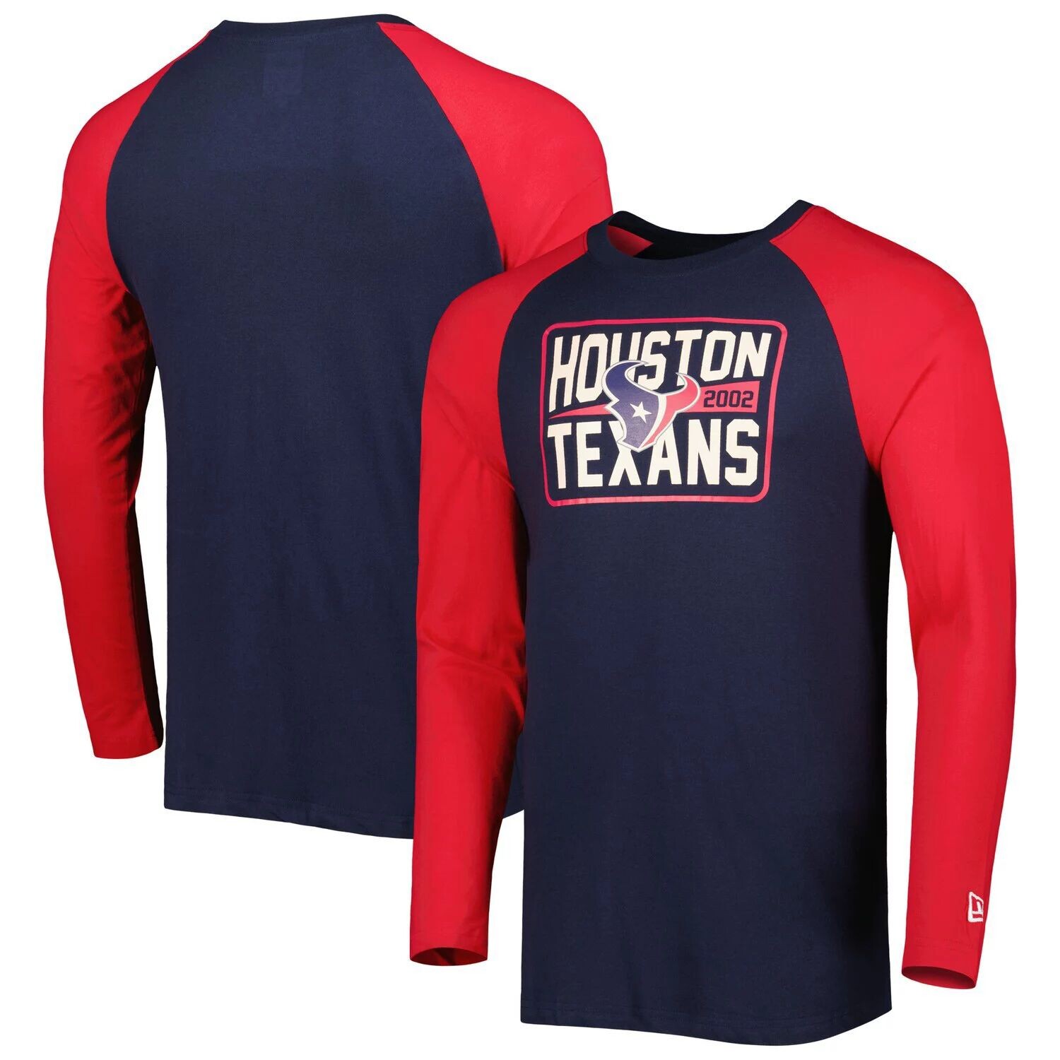 

Мужская темно-синяя футболка с длинным рукавом Houston Texans Current реглан New Era, Синий, Мужская темно-синяя футболка с длинным рукавом Houston Texans Current реглан New Era