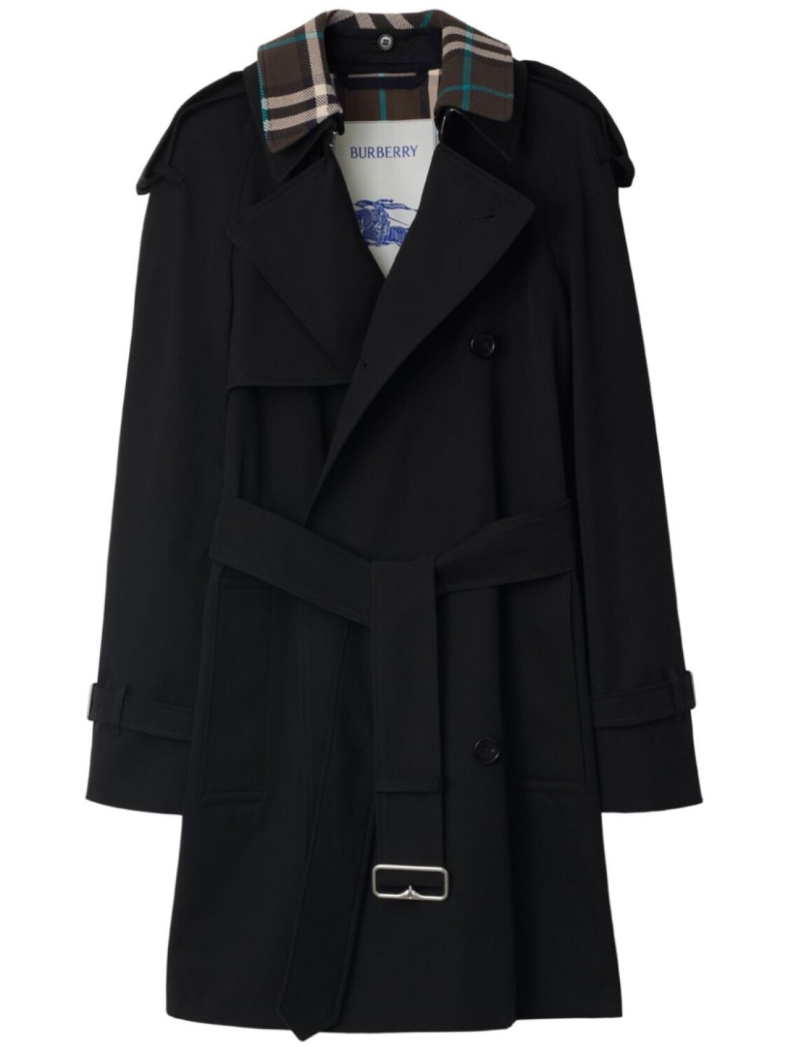 

Burberry тренч со съемным воротником, черный