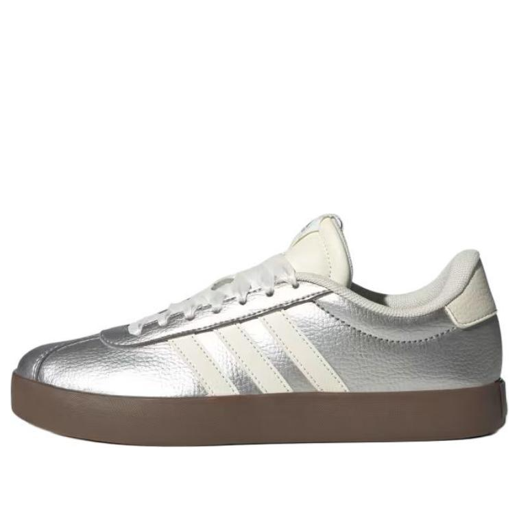 

Кроссовки adidas VL COURT 3.0 'Silver Metallic Off White Gum', серебряный