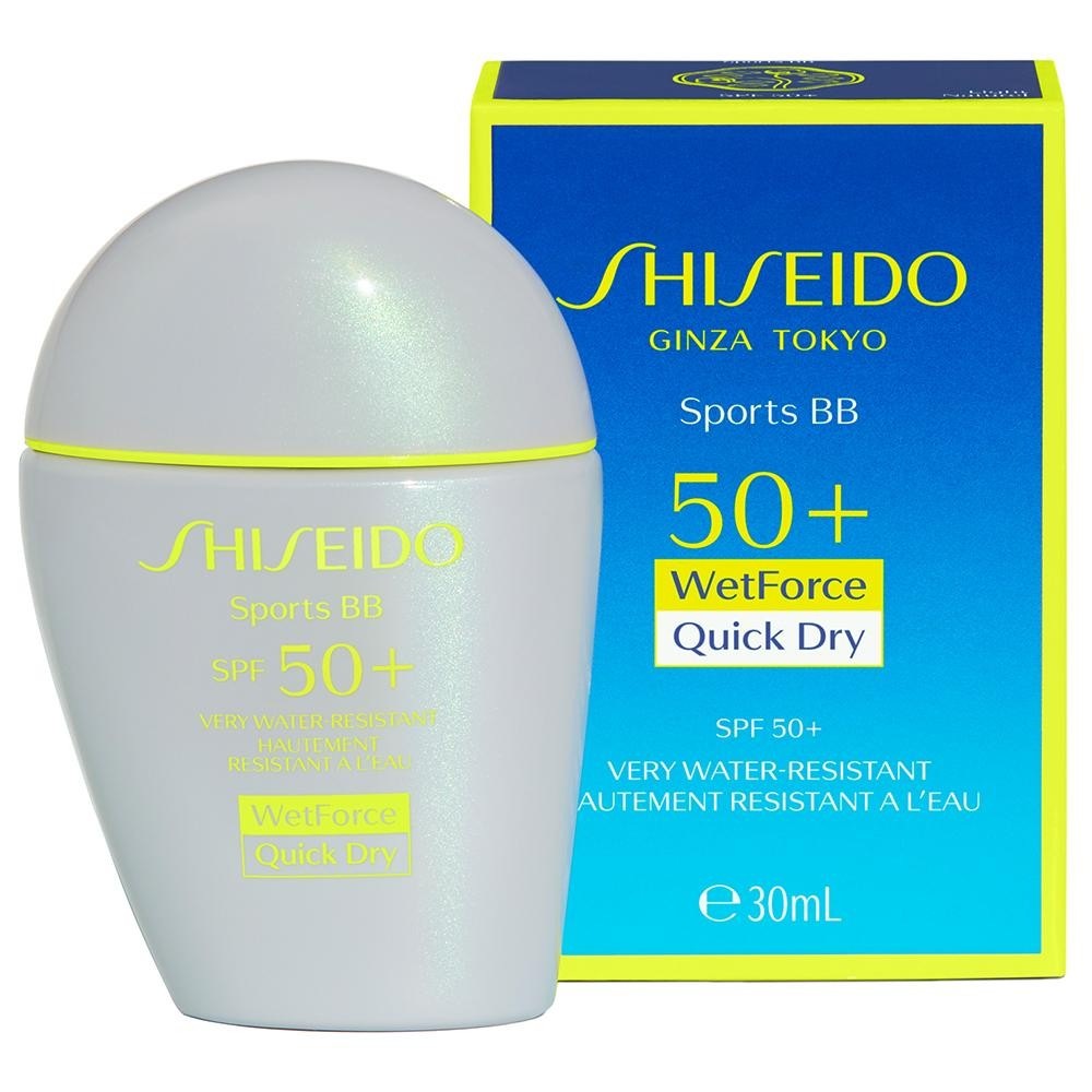 BB-крем sun care sports bb spf 50+ Shiseido, dark - dark, объем 30 мл — фото 4