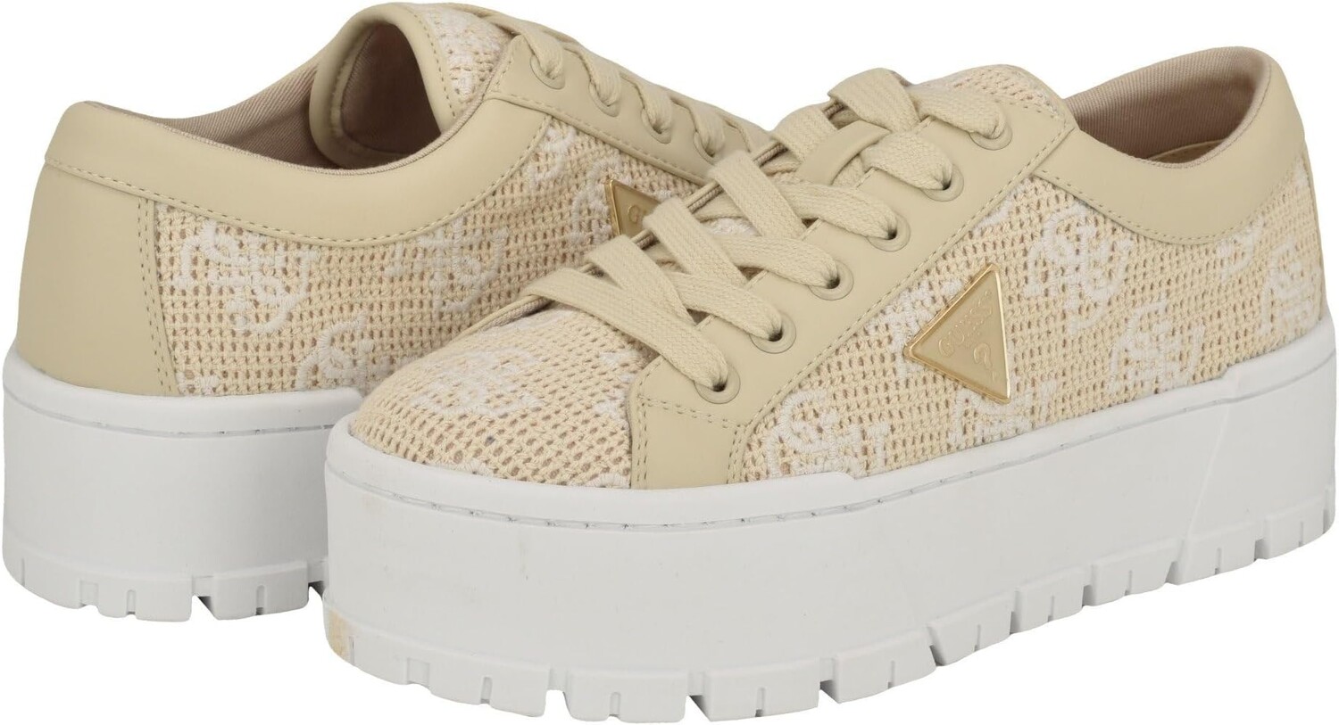 Кроссовки GUESS Tesie, цвет Light Natural Logo