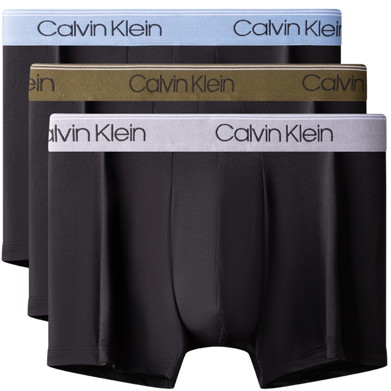 

Трусы CALVIN KLEIN Square-cut Underwear Men's, GEV-Black Sole Light Blue Waistband/Grass Green Waistband/Light Gray Waistband