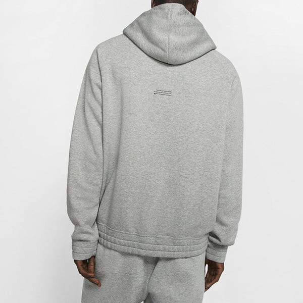 Толстовка Nike Kyrie Basketball Sports Fleece Lined Knit Gray, серый — фото 3