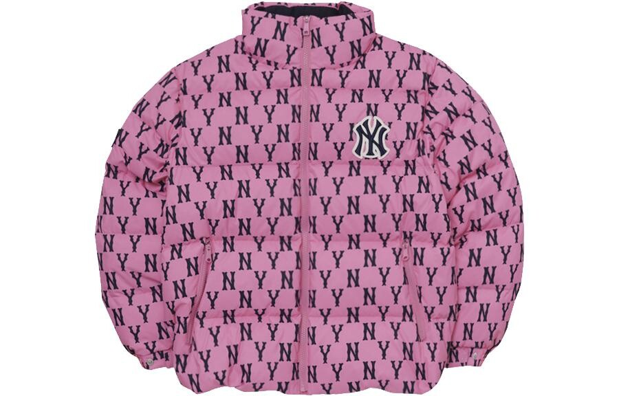 

Пуховик унисекс темно-розовый Mlb, цвет Deep Pink