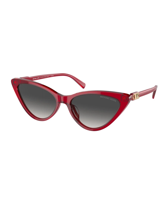 

Прозрачные солнцезащитные очки Harbour Island Michael Kors, красный