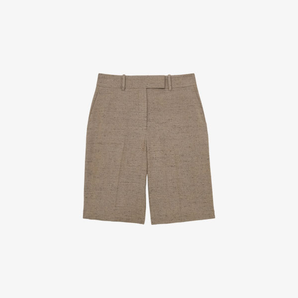 

Брюки Reiss x Atelier Lina укороченные, серый