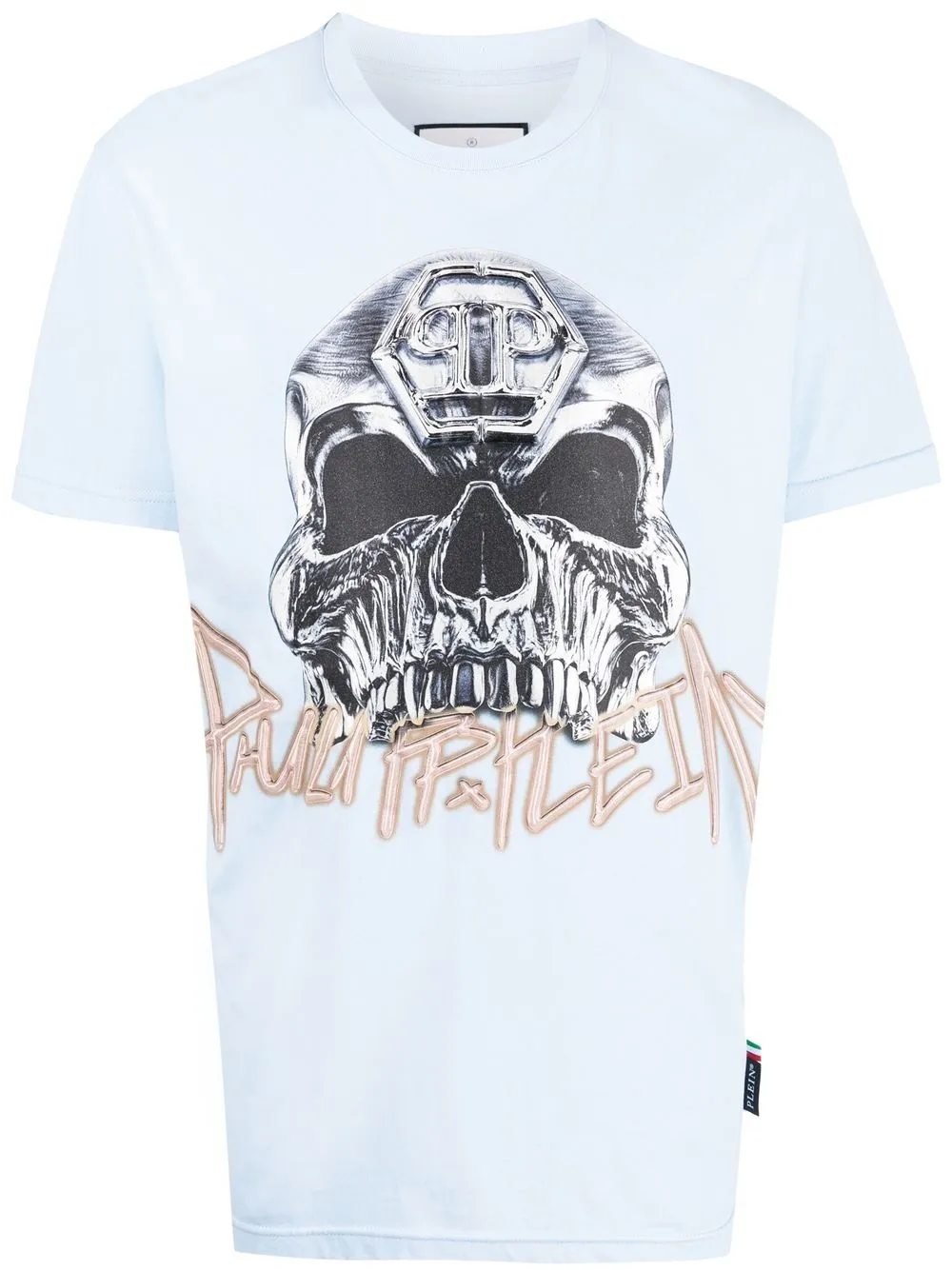 

Футболка с принтом Skull Philipp Plein, синий