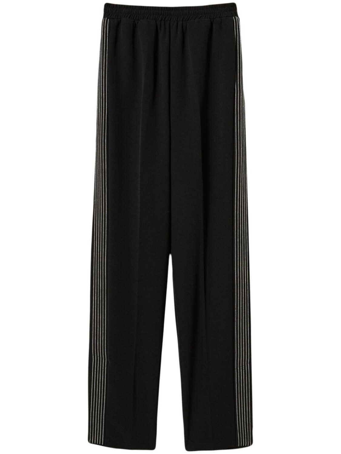 

TWINSET креповые спортивные брюки с вышивкой, черный