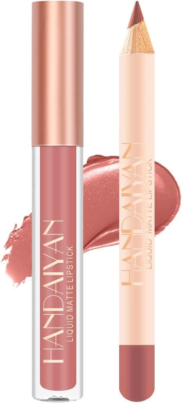 Набор для губ Matte Lip Liner and Lipstick, Beauty Searcher, 2 предмета, цвет 07
