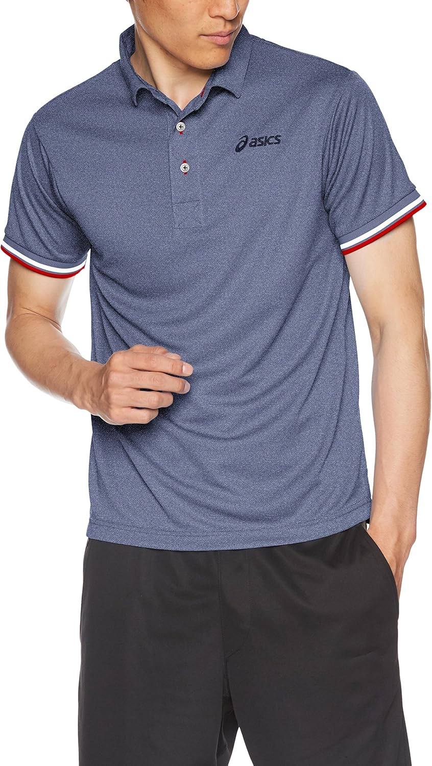 

Мужская и унисекс поло-рубашка ASICS CHM306, темно-синий/белый