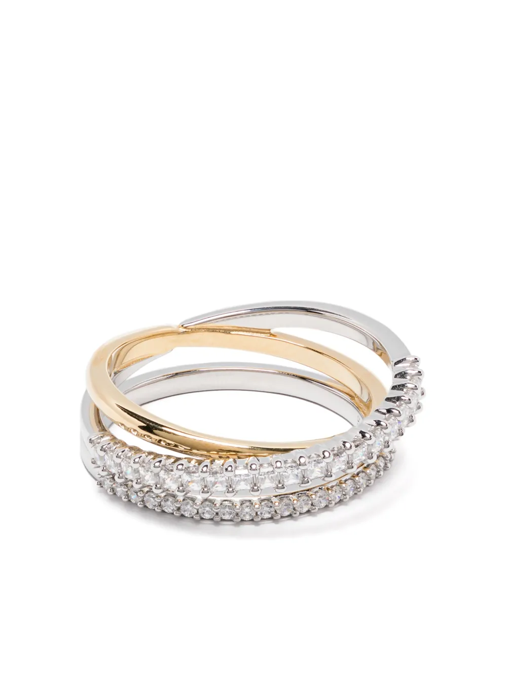 

Кольцо Hyperbola Swarovski, серебяный