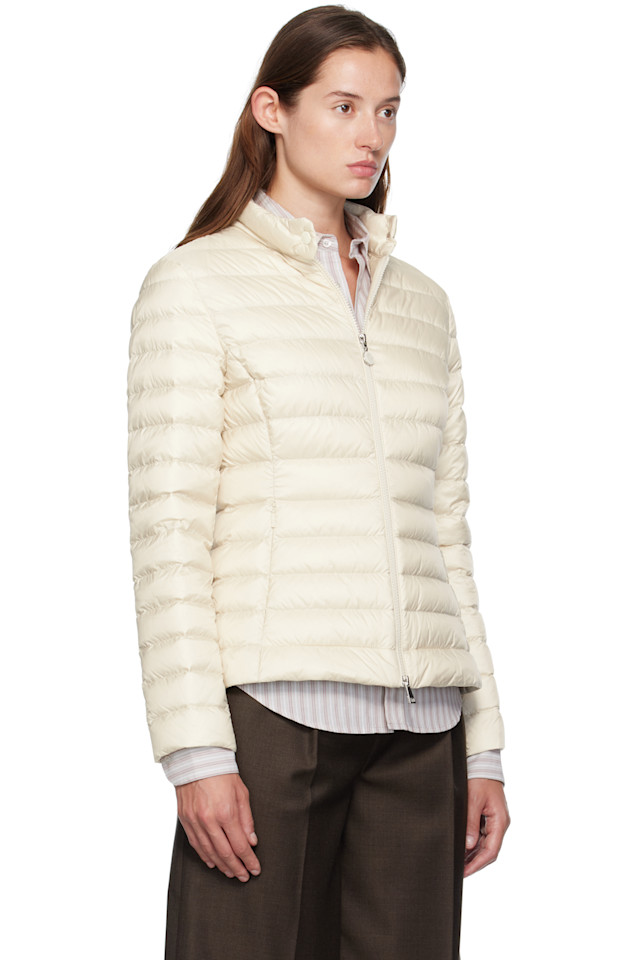 Пуховая куртка Игелле Moncler, бежевый — фото 2