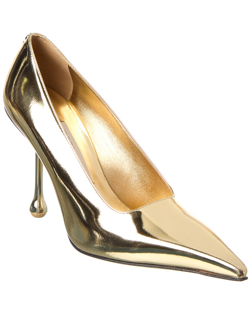 Кожаные туфли Jimmy Choo Ixia 95, желтый