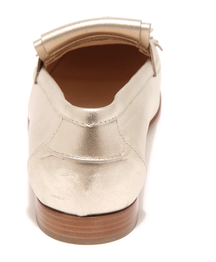 Лоферы с бахромой, изготовленные в Италии. Tod'S, желтый — фото 3