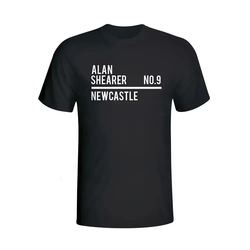 Детская футболка с Аланом Ширером Newcastle United Newcastle United Fc, черный — фото 2