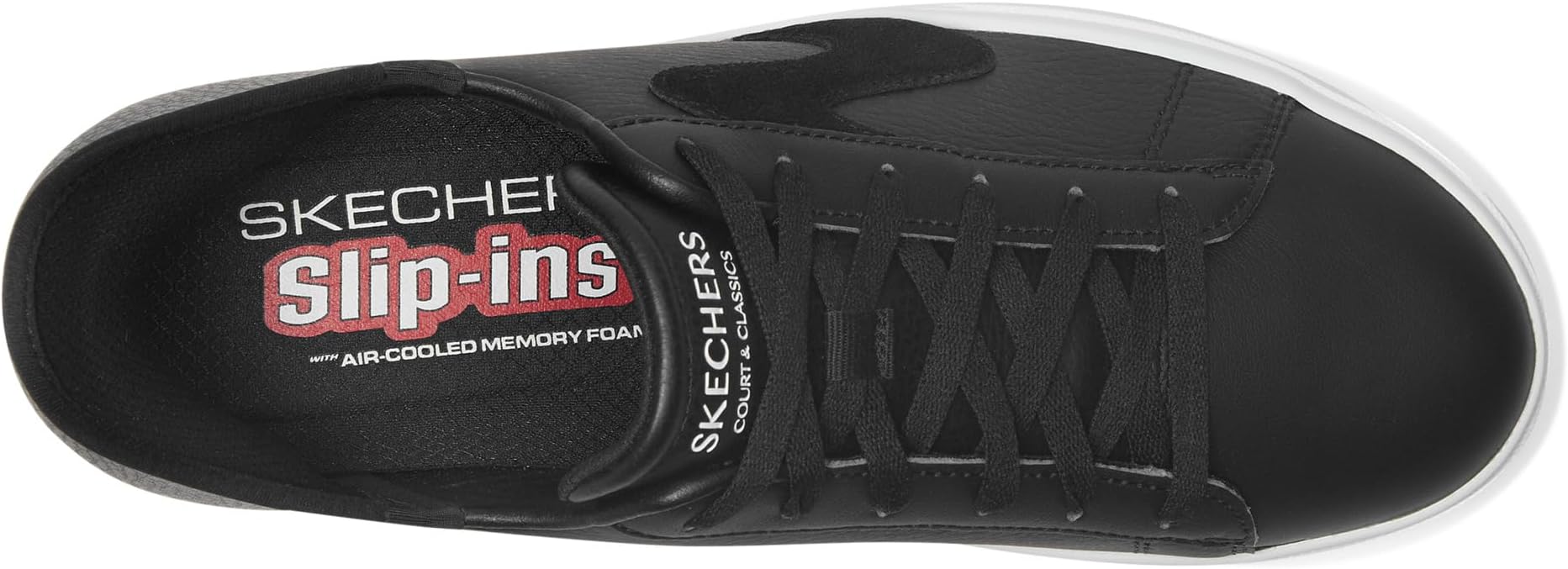 Кроссовки SKECHERS Eden Lx - Strando, цвет Black/White — фото 2
