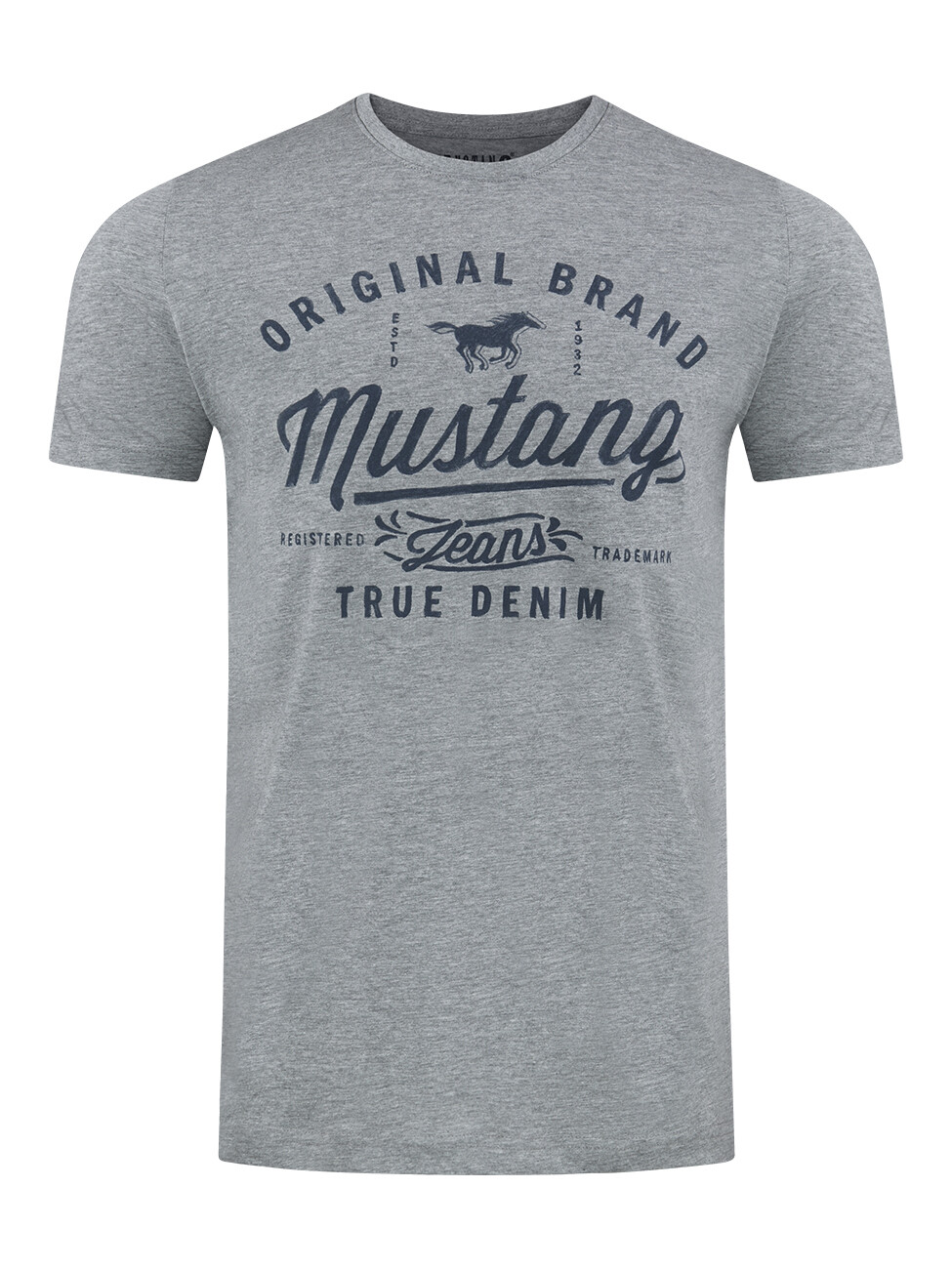 

Футболка Mustang Basic Print, серый