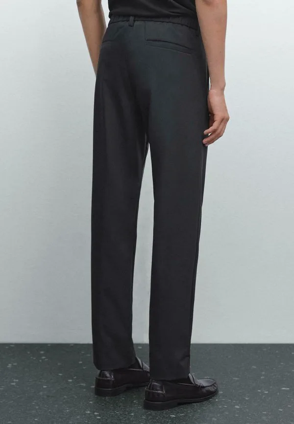 Технические брюки стандартного кроя Massimo Dutti, Dark Blue — фото 4