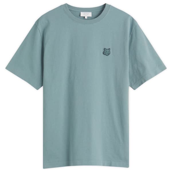 

Футболка Maison kitsune с нашивкой в виде головы лисы Maison Kitsuné, голубой