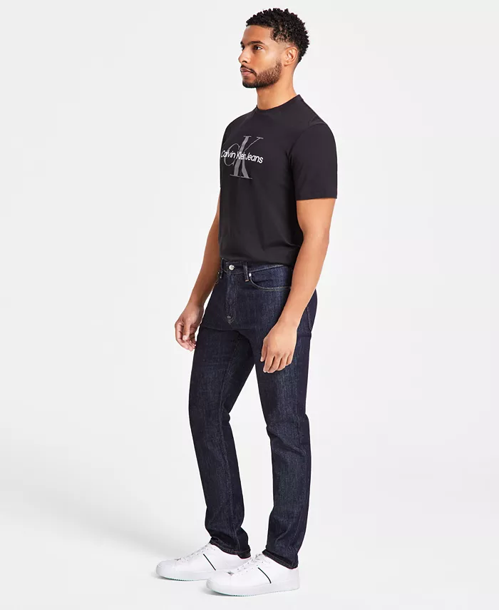 Мужские джинсы Slim Fit Stretch Calvin Klein, синий — фото 3