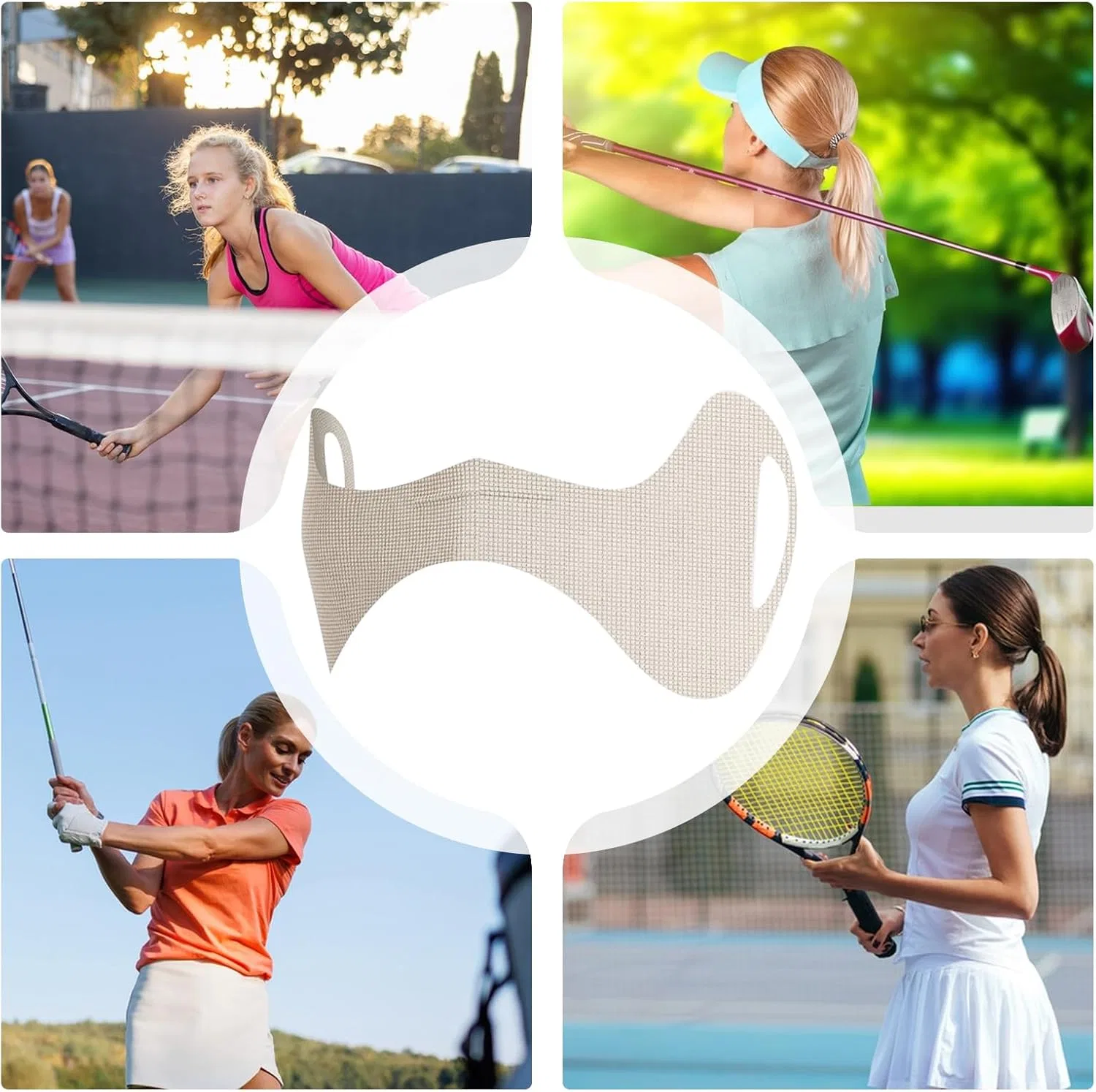 Патч для лица солнцезащитный Golf Sunscreen Patch бежевый — фото 4