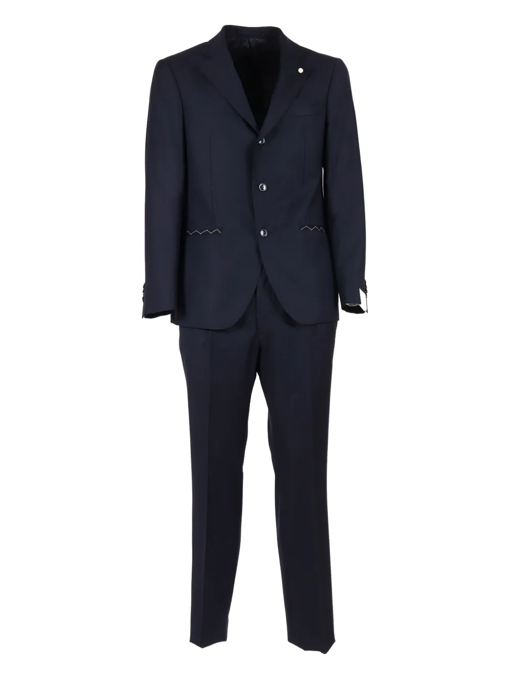 

Однобортный костюм LUIGI BIANCHI MANTOVA, синий
