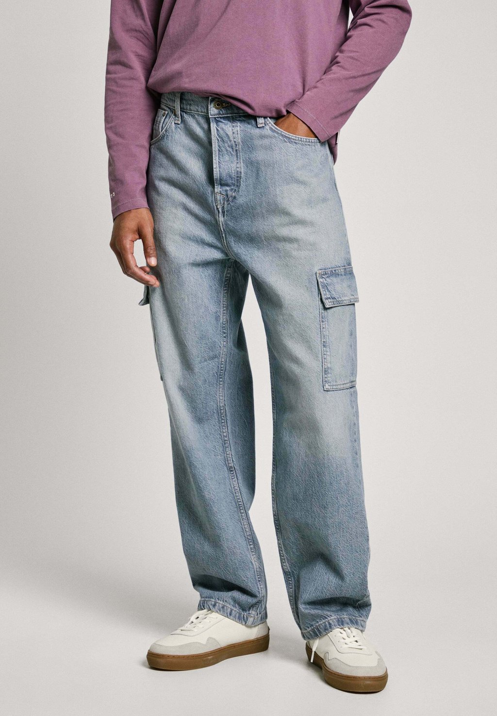 

Джинсы свободного кроя CARGO Pepe Jeans, цвет 10 Oz Grey Rigid Denim