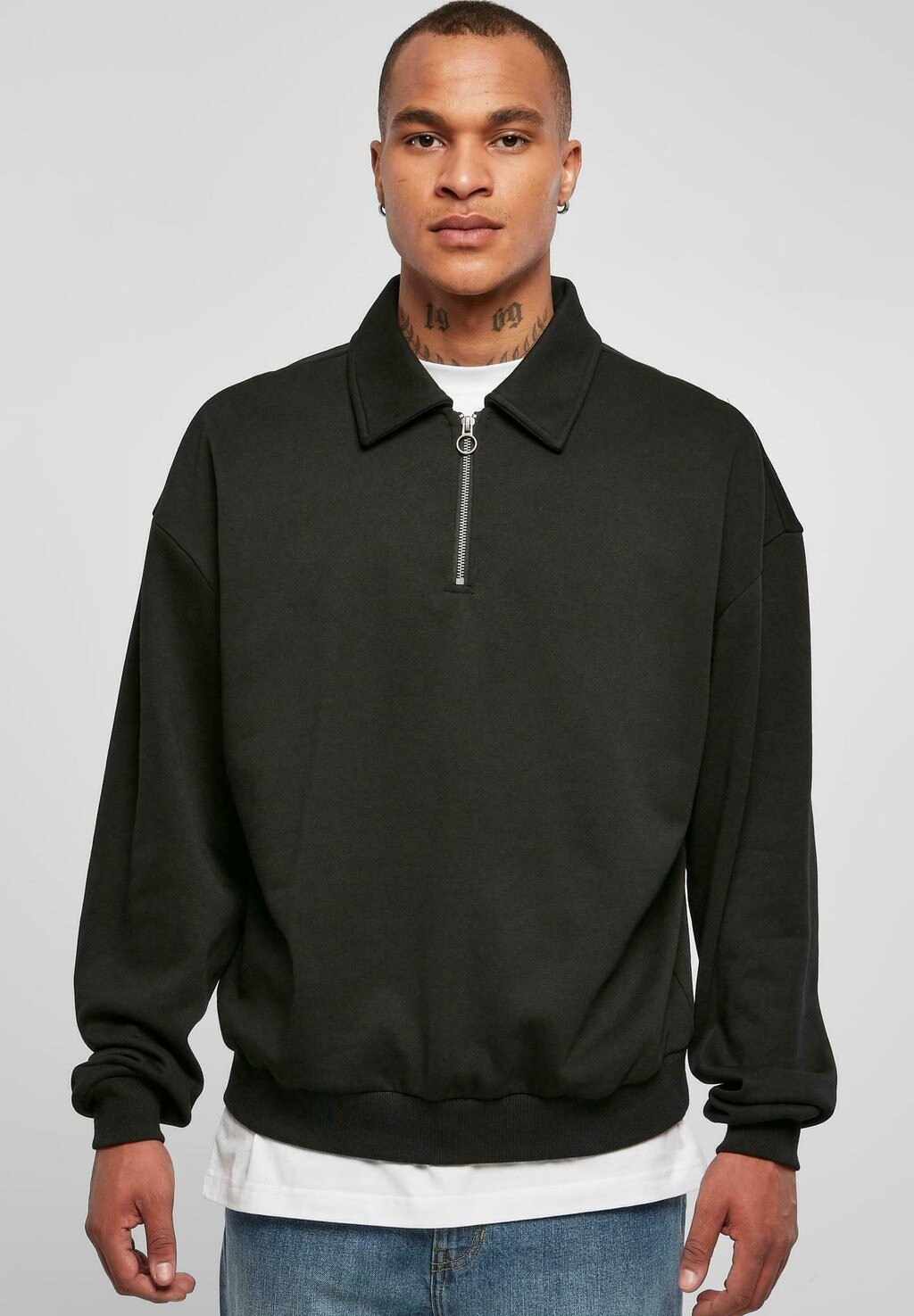 

Поло COLLAR CREW Urban Classics, черный