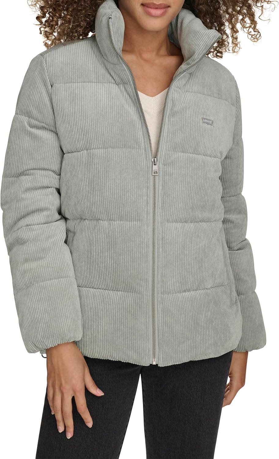 

Levi's Женская утепленная куртка Zoe из вельвета, New Mint Corduroy