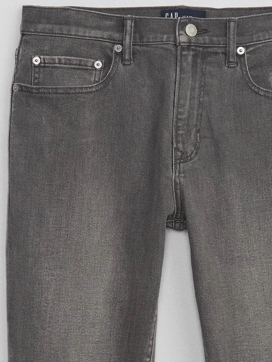Джинсы Slim Fit GAP, Grey Wash — фото 4