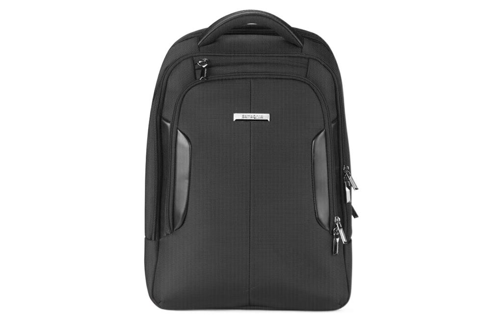 

Samsonite Большой черный рюкзак из ткани для мужчин