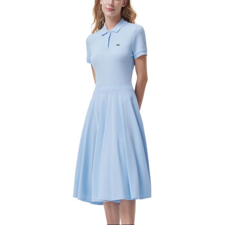 

Платье с короткими рукавами женское LACOSTE, темно-синий