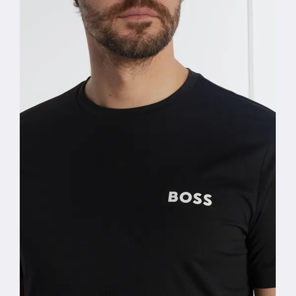 Футболка узкого кроя берететтини Boss x matteo Boss, черный — фото 3
