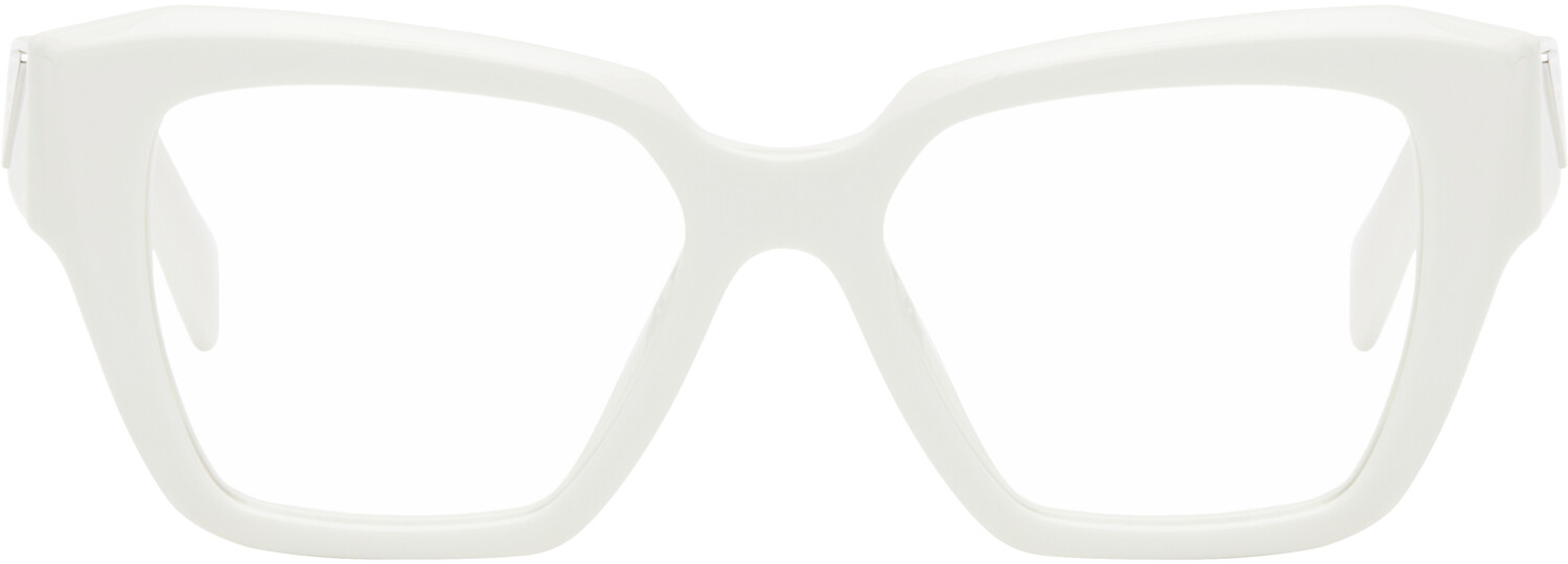 

Очки «кошачий глаз» из ацетата Prada Eyewear, белый