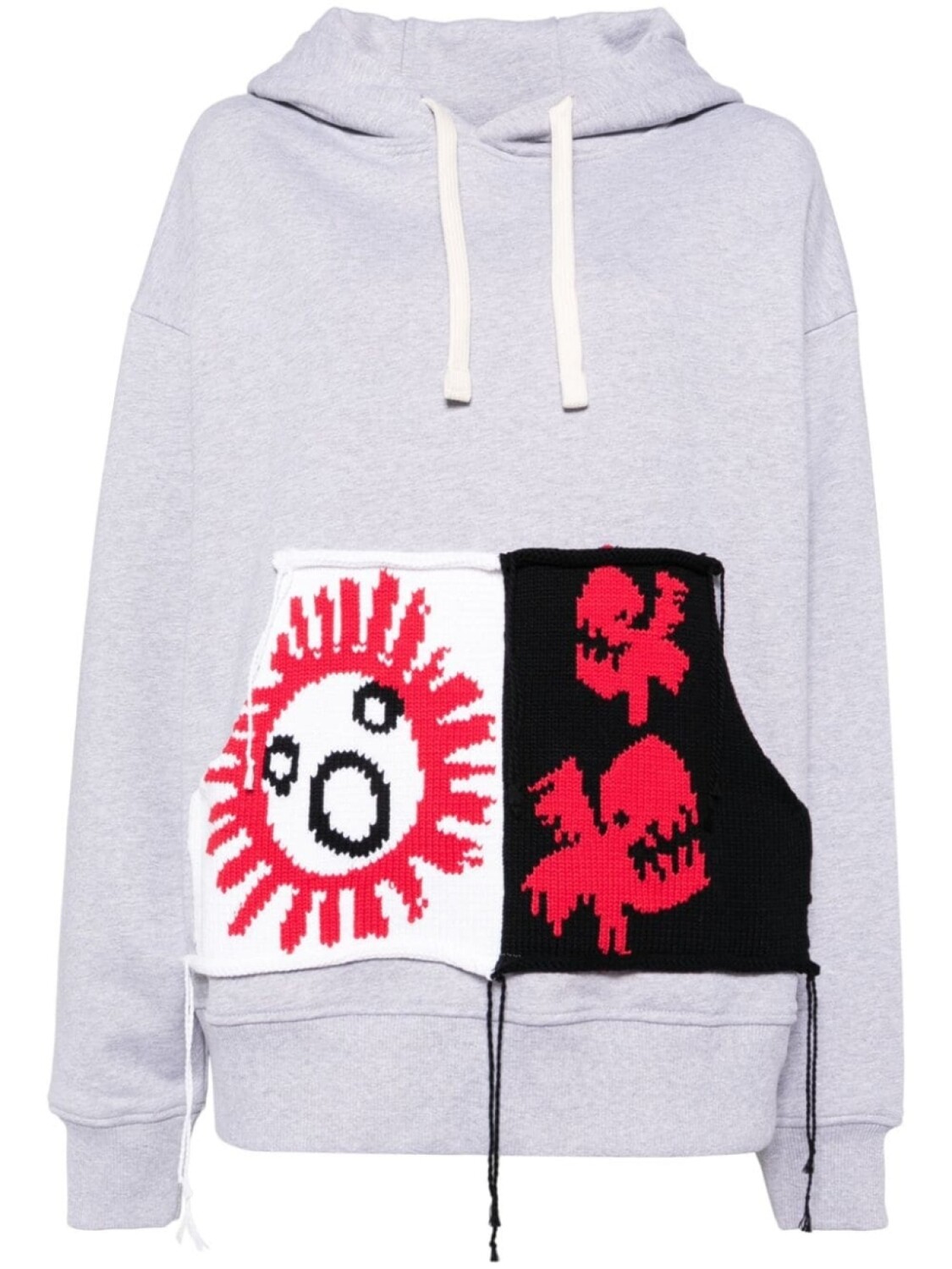 

Charles Jeffrey Loverboy худи с нашивкой, серый