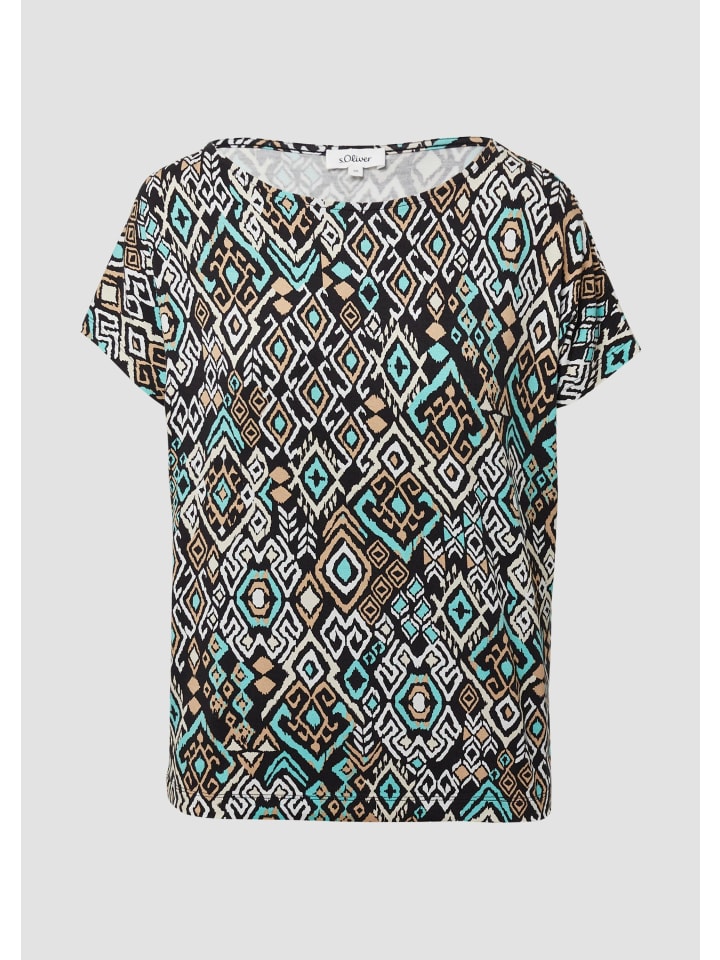 

Футболка в цвете 99A2_black s.Oliver, Черный, Футболка в цвете 99A2_black s.Oliver