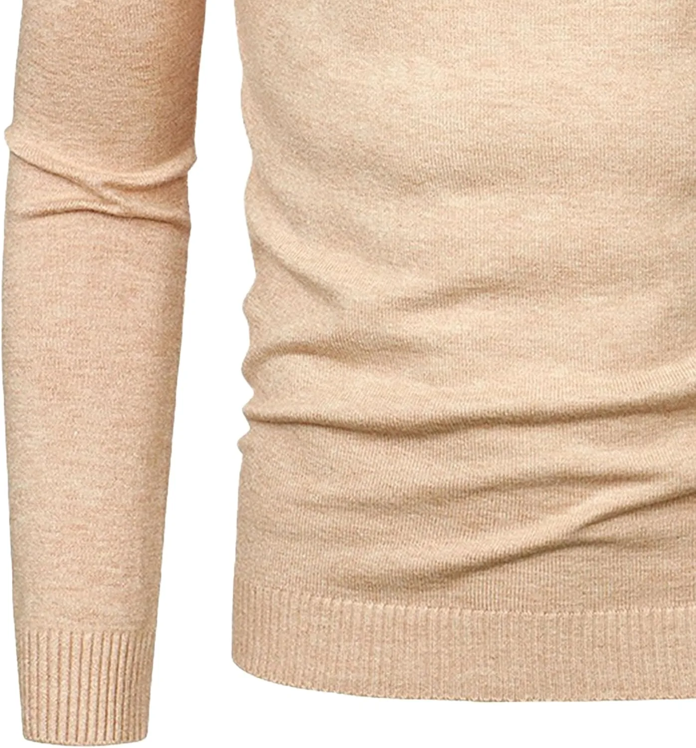 Мужской свитер с длинным рукавом и круглым вырезом Slim Fit — фото 3