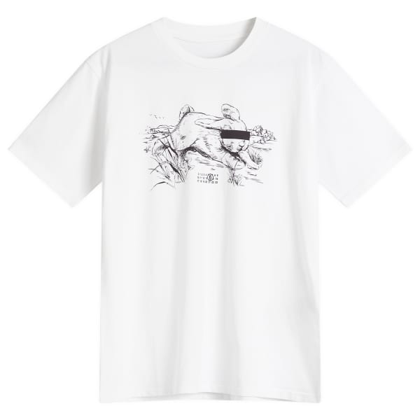 

Футболка Mm6 Maison Margiela, белый