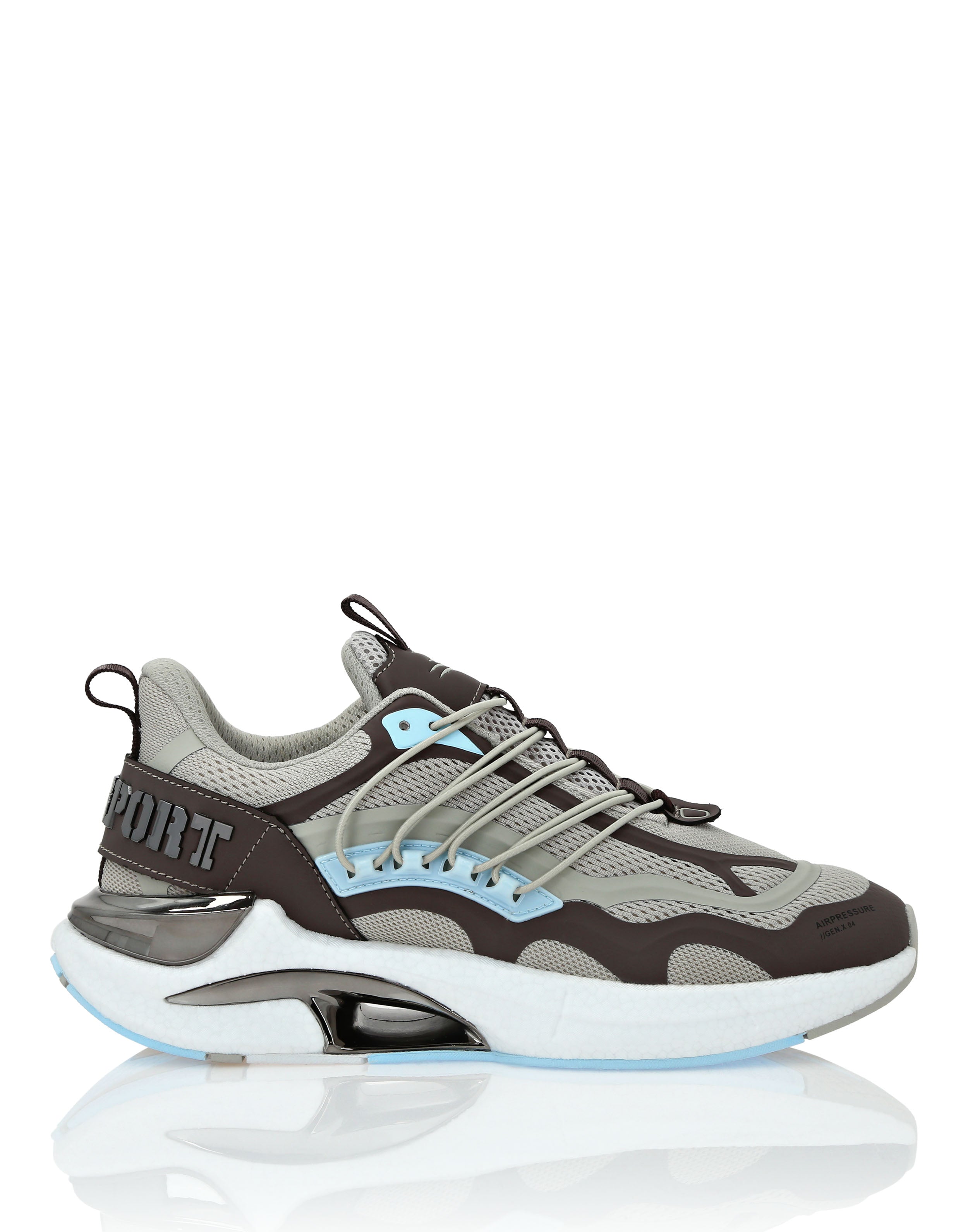 Кроссовки Runner AIR PRESSURE PLEIN SPORT, черный/золотой — фото 2