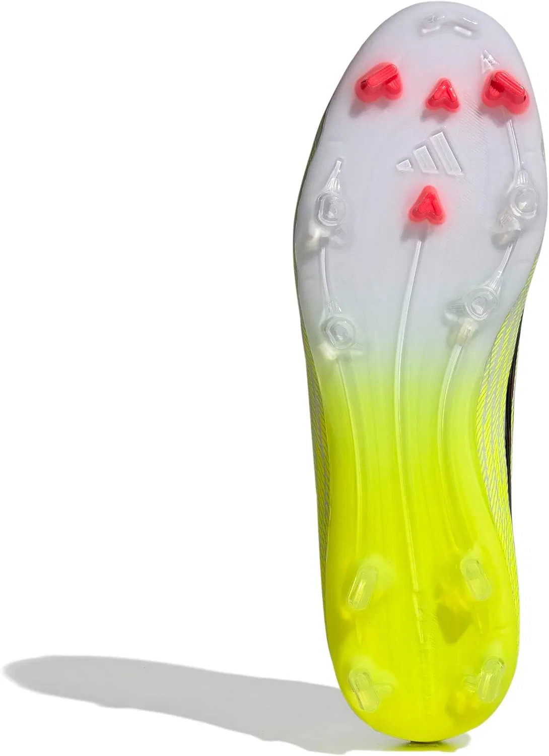 Мужские кроссовки Adidas Performance F50 League FG/MG Born for Goals, Team Solar Yellow 2 Core Black Lucid Red — фото 3