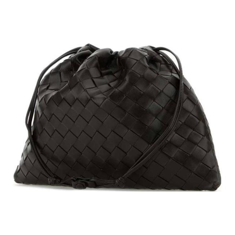 Bottega Veneta Клатч из коровьей кожи Medium Women's Chocolate Brown — фото 3