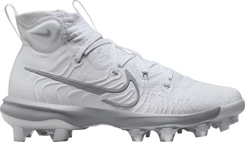

Мужские бейсбольные бутсы Nike Alpha Huarache NXT из ТПУ, белый/серый