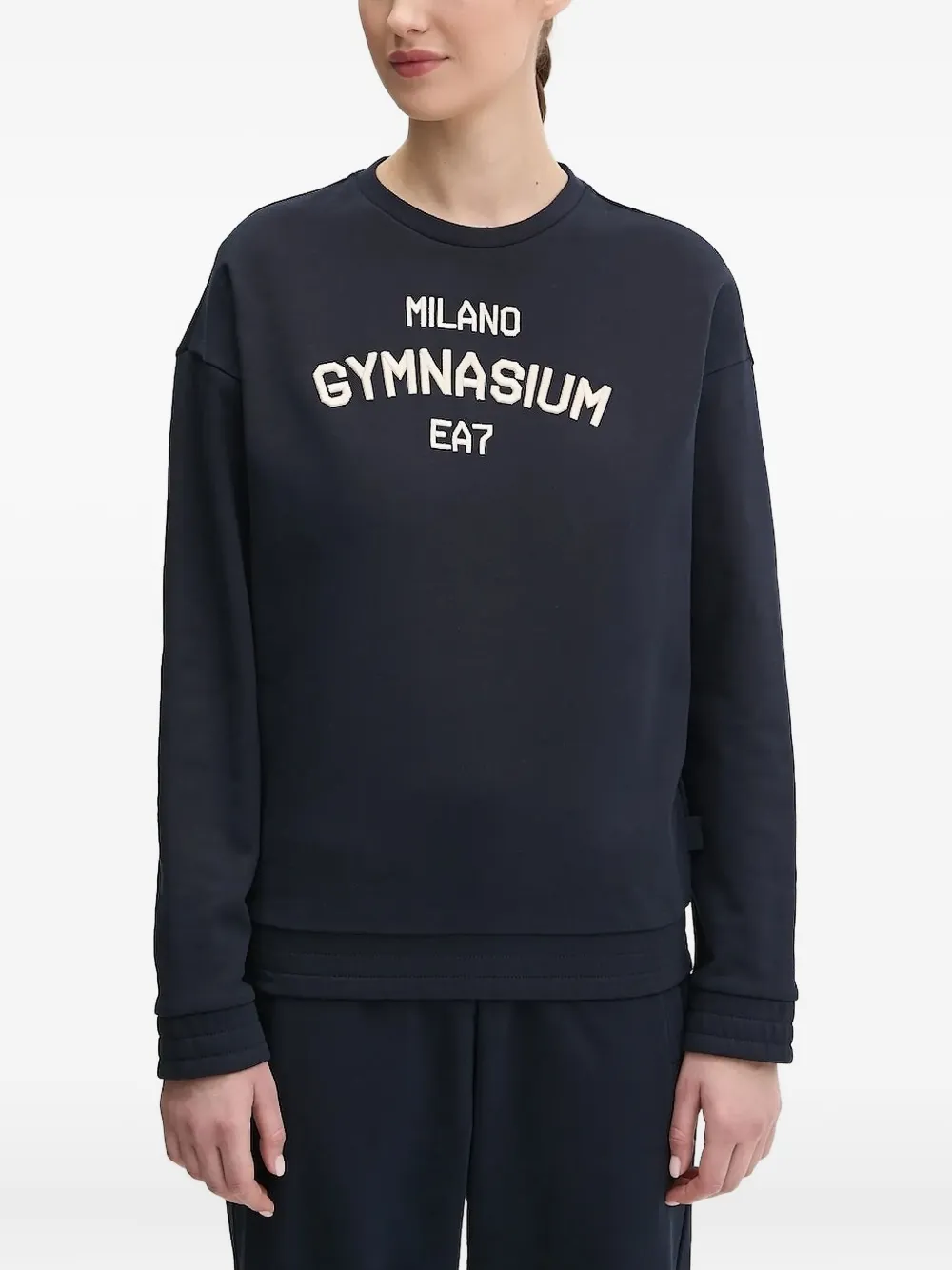 

Спортивный костюм с вышитым логотипом Ea7 Emporio Armani, синий