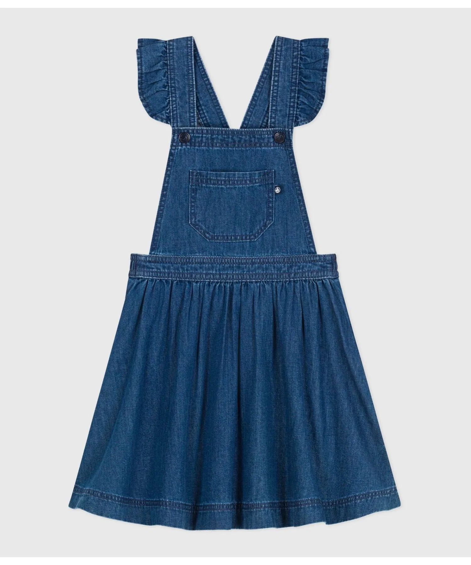 Детский джинсовый сарафан PETIT BATEAU — фото 4